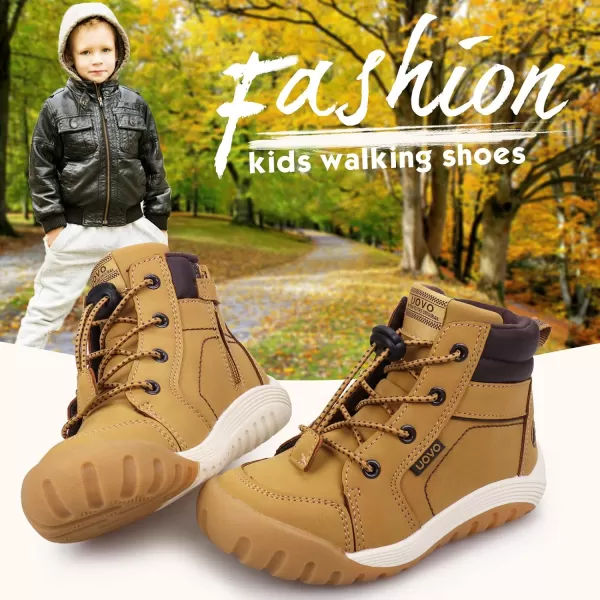 UOVO Boys Winter Boots Boys Hiking Boots Shoes Waterproof Boys Boots Sneakers Kids Outdoor Winter Shoes Hi Top Boys Snow Boots Slip Resistant 