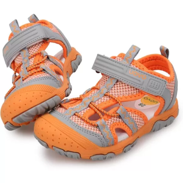 UOVO Boys Sandals Kids Sandals Hiking Athletic Closed-Toe Beach Summer Sandals for Boys Quick-Drying