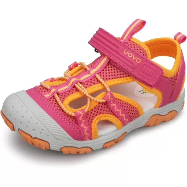 UOVO Boys Sandals Kids Sandals Hiking Athletic Closed-Toe Beach Summer Sandals for Boys Quick-Drying
