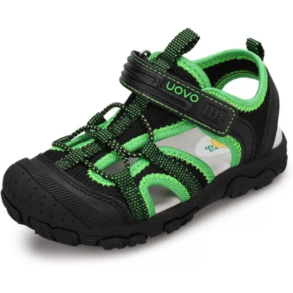 UOVO Boys Sandals Kids Sandals Hiking Athletic Closed-Toe Beach Summer Sandals for Boys Quick-Drying