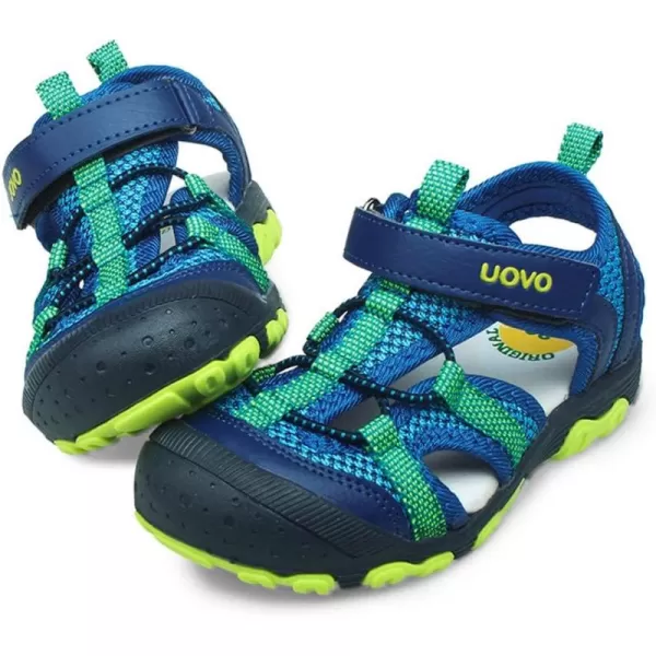 UOVO Boys Sandals Kids Sandals Hiking Athletic Closed-Toe Beach Summer Sandals for Boys Quick-Drying