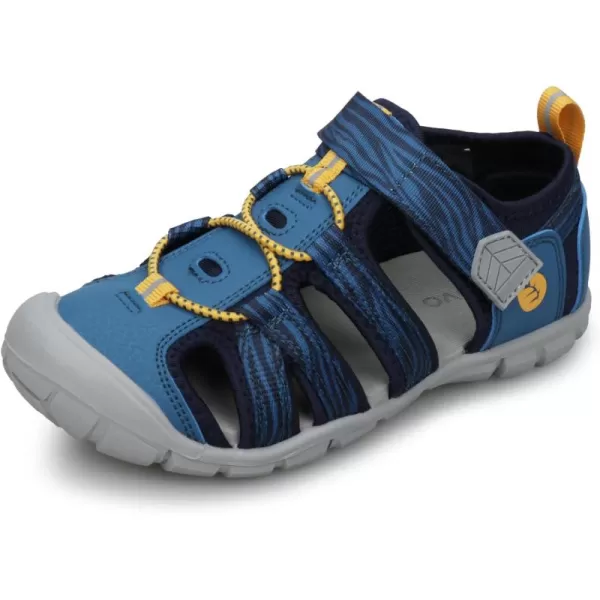 UOVO Boys Sandals Kids Sandals Hiking Athletic Closed-Toe Beach Summer Sandals for Boys Quick-Drying Slip Resistant