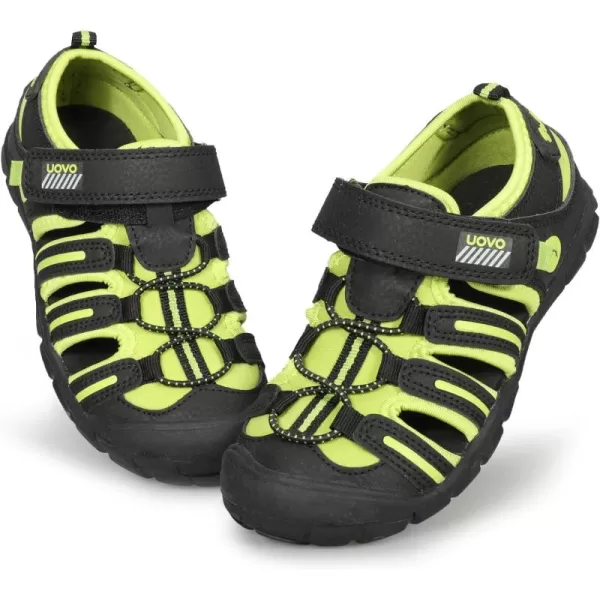 UOVO Boys Sandals Kids Sandals Hiking Athletic Closed-Toe Beach Summer Sandals for Boys Quick-Drying Slip Resistant