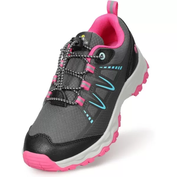 UOVO Boys Shoes Boys Sneakers Boys Tennis Hiking Running Shoes Kids Waterproof Athletic Outdoor Sneakers Non-Slip Comfy