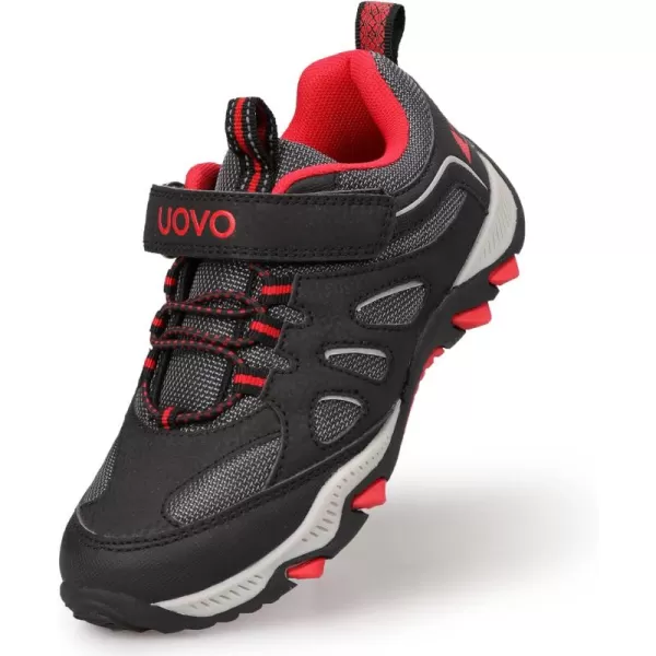 UOVO Boys Shoes Boys Sneakers Boys Tennis Running Hiking Shoes Kids Athletic Outdoor Sneakers Non-Slip Comfortable