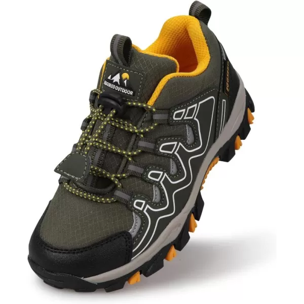 UOVO Boys Shoes Boys Sneakers Boys Tennis Running Shoes Waterproof Hiking Shoes Kids Athletic Outdoor Sneakers Slip Resistant