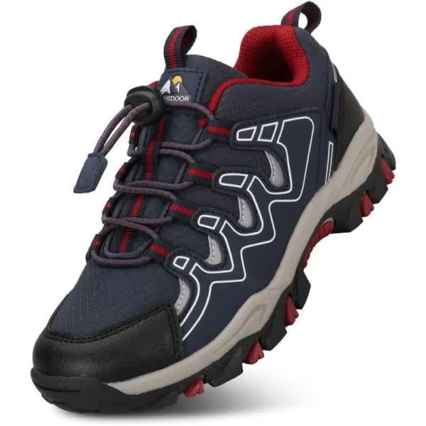 UOVO Boys Shoes Boys Sneakers Boys Tennis Running Shoes Waterproof Hiking Shoes Kids Athletic Outdoor Sneakers Slip Resistant