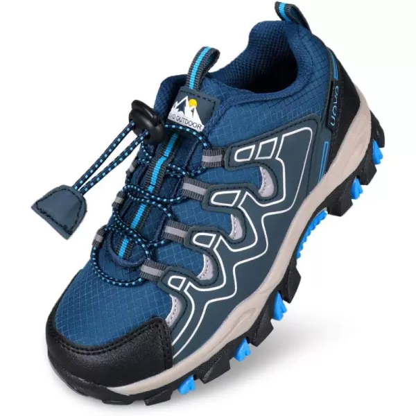 UOVO Boys Shoes Boys Sneakers Boys Tennis Running Shoes Waterproof Hiking Shoes Kids Athletic Outdoor Sneakers Slip Resistant
