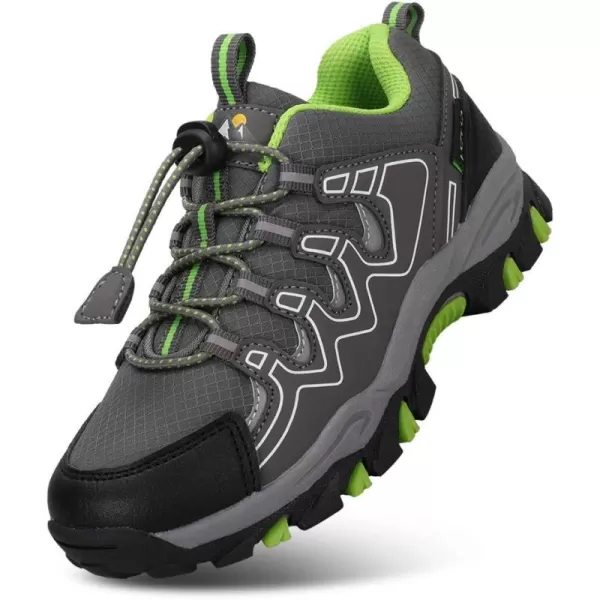 UOVO Boys Shoes Boys Sneakers Boys Tennis Running Shoes Waterproof Hiking Shoes Kids Athletic Outdoor Sneakers Slip Resistant