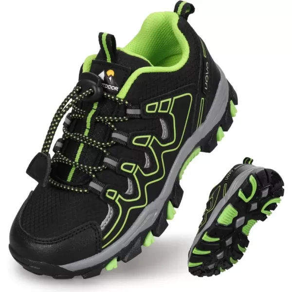 UOVO Boys Shoes Boys Tennis Running Sneakers Waterproof Hiking Shoes Kids Outdoor Fashion Sneakers Slip Resistant 