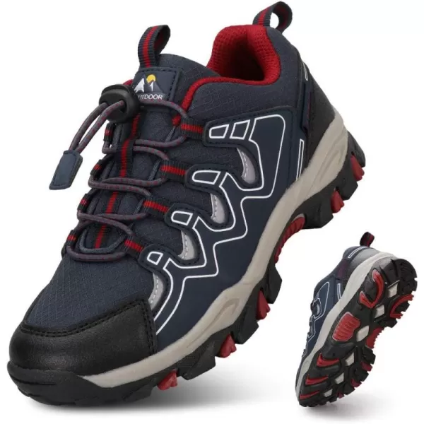 UOVO Boys Shoes Boys Tennis Running Sneakers Waterproof Hiking Shoes Kids Outdoor Fashion Sneakers Slip Resistant 