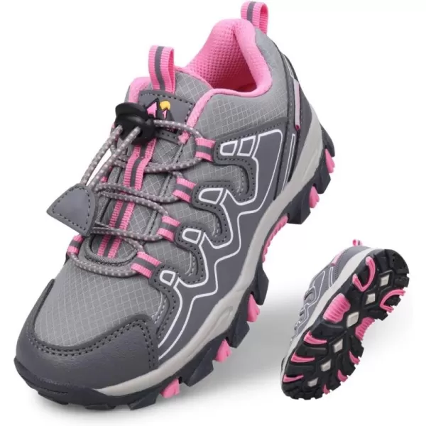 UOVO Boys Shoes Boys Tennis Running Sneakers Waterproof Hiking Shoes Kids Outdoor Fashion Sneakers Slip Resistant 