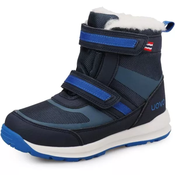 UOVO Boys Snow Boots Boys Boots Winter Boots for Kids Waterproof Winter Snow Boots for Boys Warm Slip Resistant Outdoor 