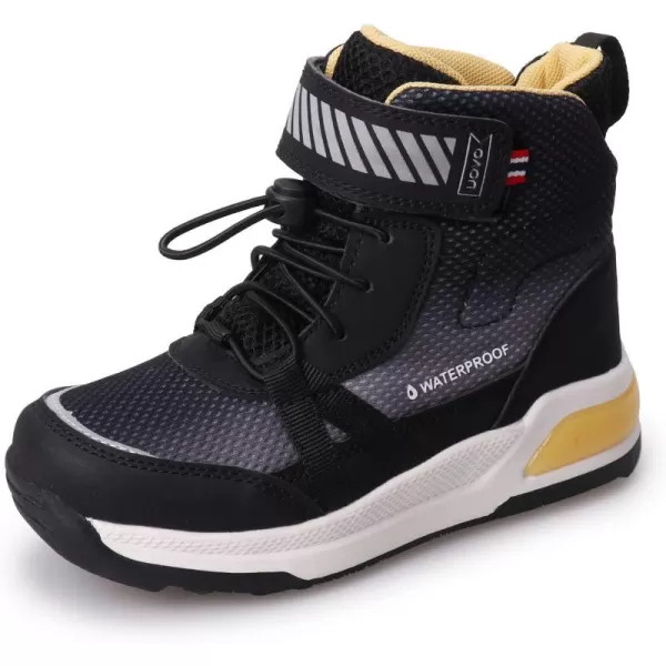 UOVO Boys Snow Boots Boys Boots Winter Boots for Kids Waterproof Winter Snow Boots for Boys Warm Slip Resistant Outdoor 
