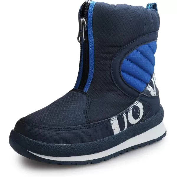 UOVO Boys Snow Boots Boys Boots Winter Boots for Kids Waterproof Winter Snow Boots for Boys Warm Slip Resistant Outdoor 