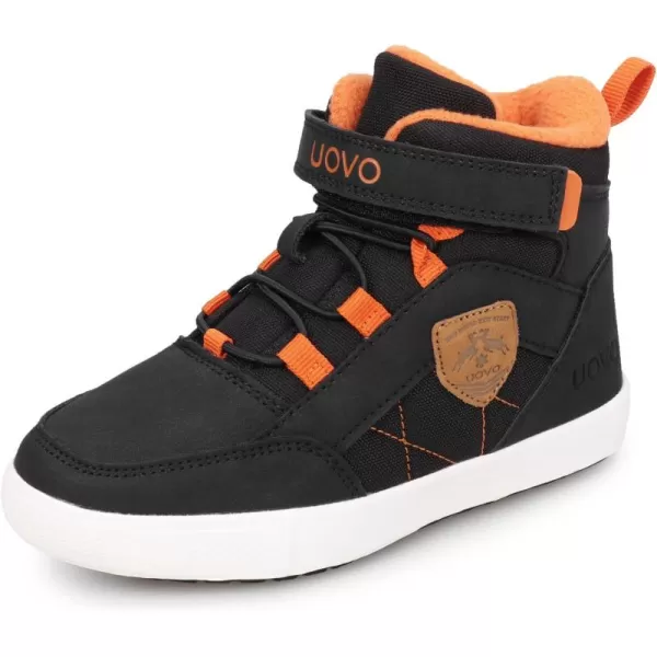UOVO Boys Winter Boots Boys Hiking Boots Shoes Waterproof Boys Boots Sneakers Kids Outdoor Winter Shoes Hi Top Boys Snow Boots Slip Resistant 