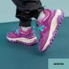 imageUOVO Kids Waterproof Hiking Shoes  NonSlip Outdoor Trail Sneakers for Boys ampamp Girls Lightweight Breathable Trekking BootsPurple