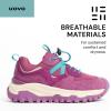 imageUOVO Kids Waterproof Hiking Shoes  NonSlip Outdoor Trail Sneakers for Boys ampamp Girls Lightweight Breathable Trekking BootsPurple