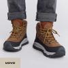 imageUOVO Mens Winter Boot Waterproof LeatherDark Brown