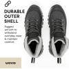 imageUOVO Mens Winter Boot Waterproof LeatherDark Grey