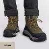 imageUOVO Mens Winter Boot Waterproof LeatherKhaki
