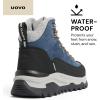 imageUOVO Mens Winter Boot Waterproof LeatherNavy