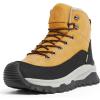imageUOVO Mens Winter Boot Waterproof LeatherWheat
