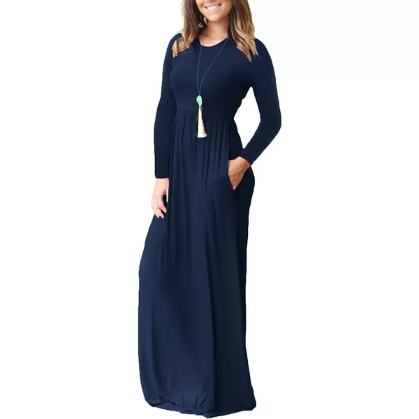 GRECERELLE Womens 2024 Maxi Dresses Long Sleeve Casual Long T Shirt Dress Travel Vacation Outfits