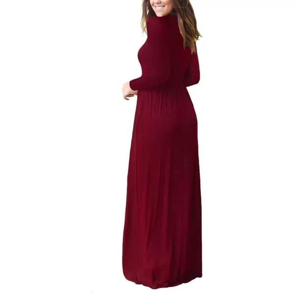 GRECERELLE Womens 2024 Maxi Dresses Long Sleeve Casual Long T Shirt Dress Travel Vacation Outfits
