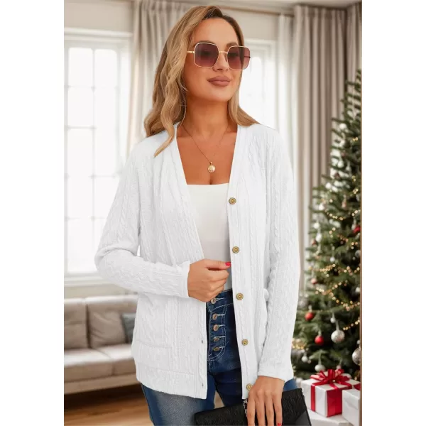 GRECERELLE Women's Lightweight Cardigan Sweater Casual Long Sleeve Knit Cardigan Open Front Outwear Jacket with Pockets