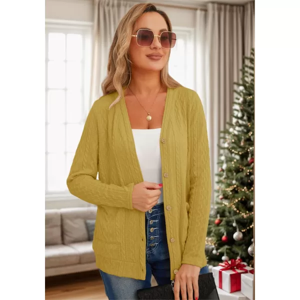 GRECERELLE Women's Lightweight Cardigan Sweater Casual Long Sleeve Knit Cardigan Open Front Outwear Jacket with Pockets