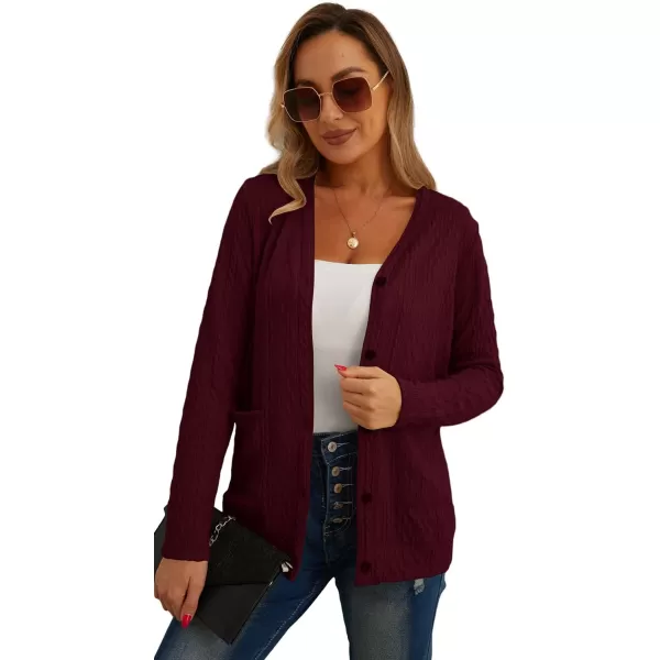 GRECERELLE Women's Lightweight Cardigan Sweater Casual Long Sleeve Knit Cardigan Open Front Outwear Jacket with Pockets