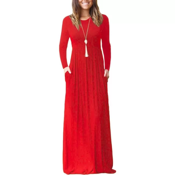GRECERELLE Womens 2024 Maxi Dresses Long Sleeve Casual Long T Shirt Dress Travel Vacation Outfits
