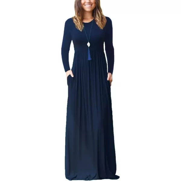 GRECERELLE Womens 2024 Maxi Dresses Long Sleeve Casual Long T Shirt Dress Travel Vacation Outfits