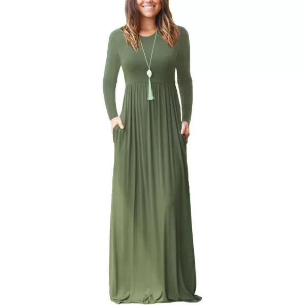 GRECERELLE Womens 2024 Maxi Dresses Long Sleeve Casual Long T Shirt Dress Travel Vacation Outfits