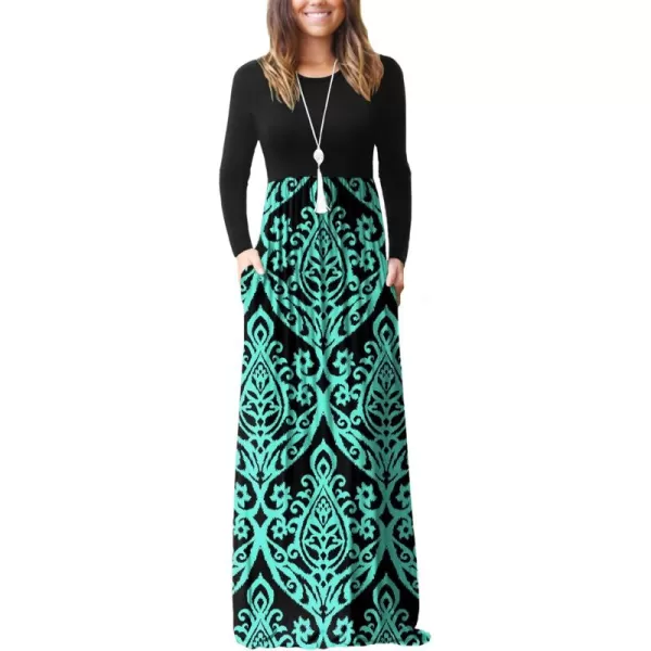 GRECERELLE Womens 2024 Maxi Dresses Long Sleeve Casual Long T Shirt Dress Travel Vacation Outfits