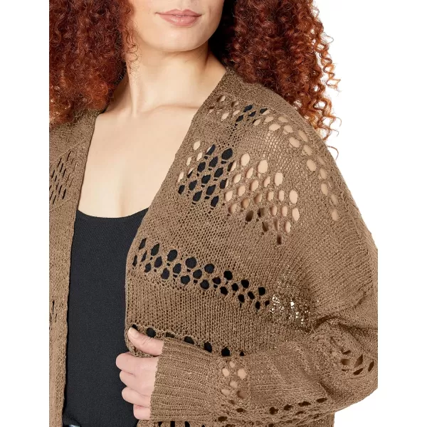 GRECERELLE Womens 2024 Summer Crochet Cardigan Sweaters Long Sleeve Boho Oversized Open Front Outwear