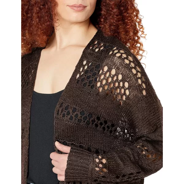 GRECERELLE Womens 2024 Summer Crochet Cardigan Sweaters Long Sleeve Boho Oversized Open Front Outwear