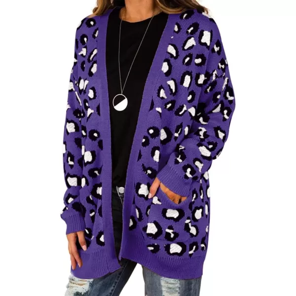 GRECERELLE Women's Long Sleeve Loose Knit Cable Open Front Button Down Cardigan Sweater Outerwear Coat with Pockets