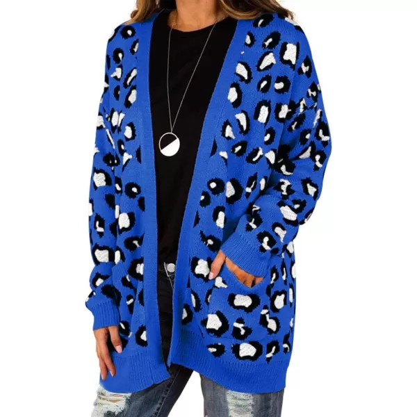 GRECERELLE Women's Long Sleeve Loose Knit Cable Open Front Button Down Cardigan Sweater Outerwear Coat with Pockets