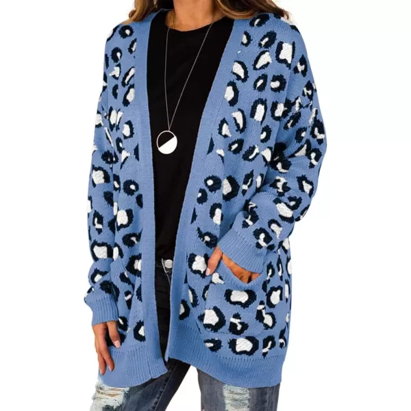 GRECERELLE Women's Long Sleeve Loose Knit Cable Open Front Button Down Cardigan Sweater Outerwear Coat with Pockets