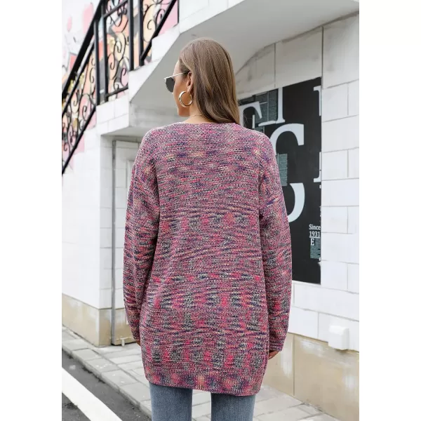 GRECERELLE Women's Loose Open Front Long Sleeve Chunky Knit Cable Cardigans Sweater with Pockets