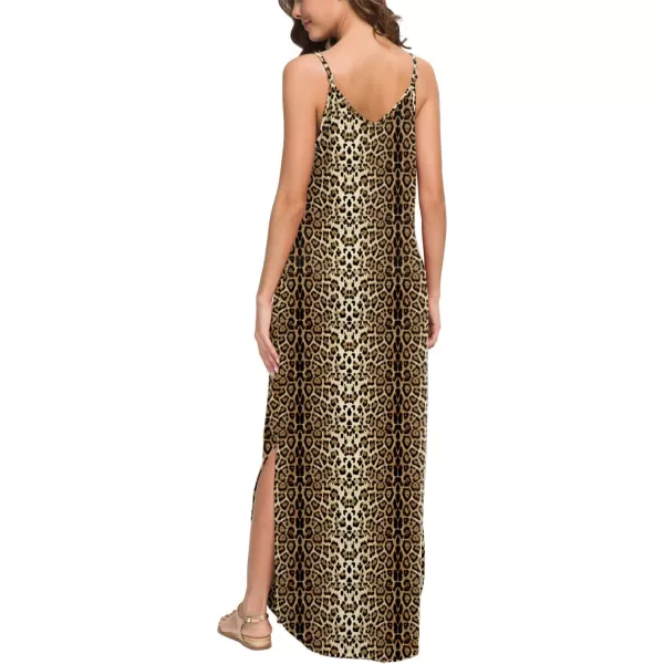 GRECERELLE Women's Summer Casual Loose Dress Beach Cover Up Long Cami Maxi Dresses with Pocket