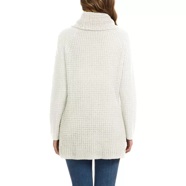 GRECERELLE Womens Turtleneck Sweaters 2024 Fall Chunky Long Sleeve Asymmetric Knit Pullover Sweaters