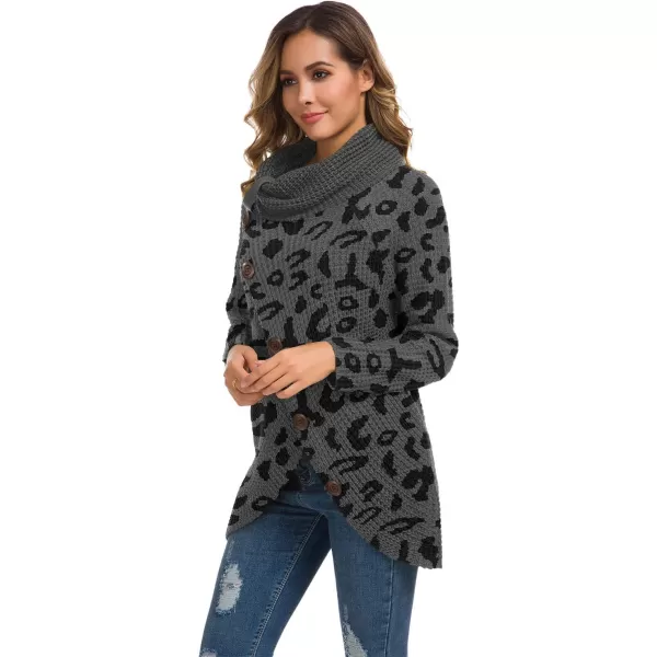 GRECERELLE Womens Turtleneck Sweaters 2024 Fall Chunky Long Sleeve Asymmetric Knit Pullover Sweaters