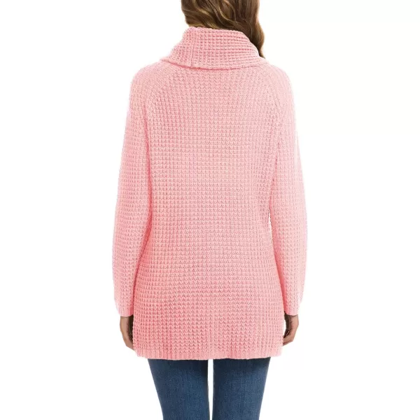 GRECERELLE Womens Turtleneck Sweaters 2024 Fall Chunky Long Sleeve Asymmetric Knit Pullover Sweaters