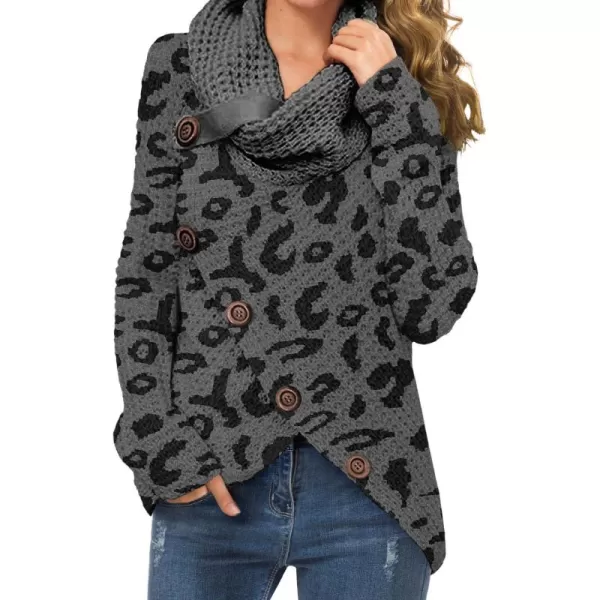 GRECERELLE Womens Turtleneck Sweaters 2024 Fall Chunky Long Sleeve Asymmetric Knit Pullover Sweaters