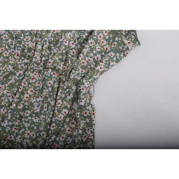 GRECERELLE 2024 Women's Spring Summer Boho Floral Print V-Neck Faux Wrap Maxi Dress for Wedding Guest, Graduation, Party