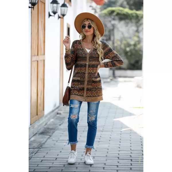 GRECERELLE Women's Long Sleeve Open Front Cardigan Button Down Ribbed Lightweight Knit Outerwear with Pocket