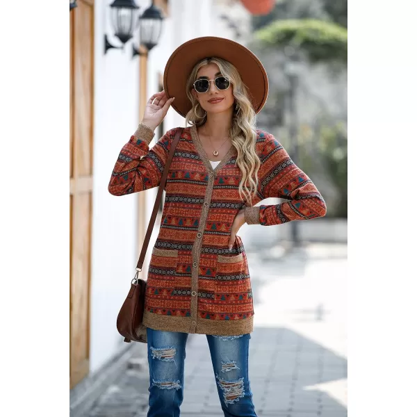 GRECERELLE Women's Long Sleeve Open Front Cardigan Button Down Ribbed Lightweight Knit Outerwear with Pocket